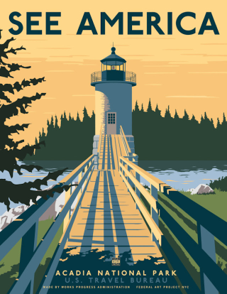 Illustration for article titled Express Your American Pride with Vintage-Style National Park Posters